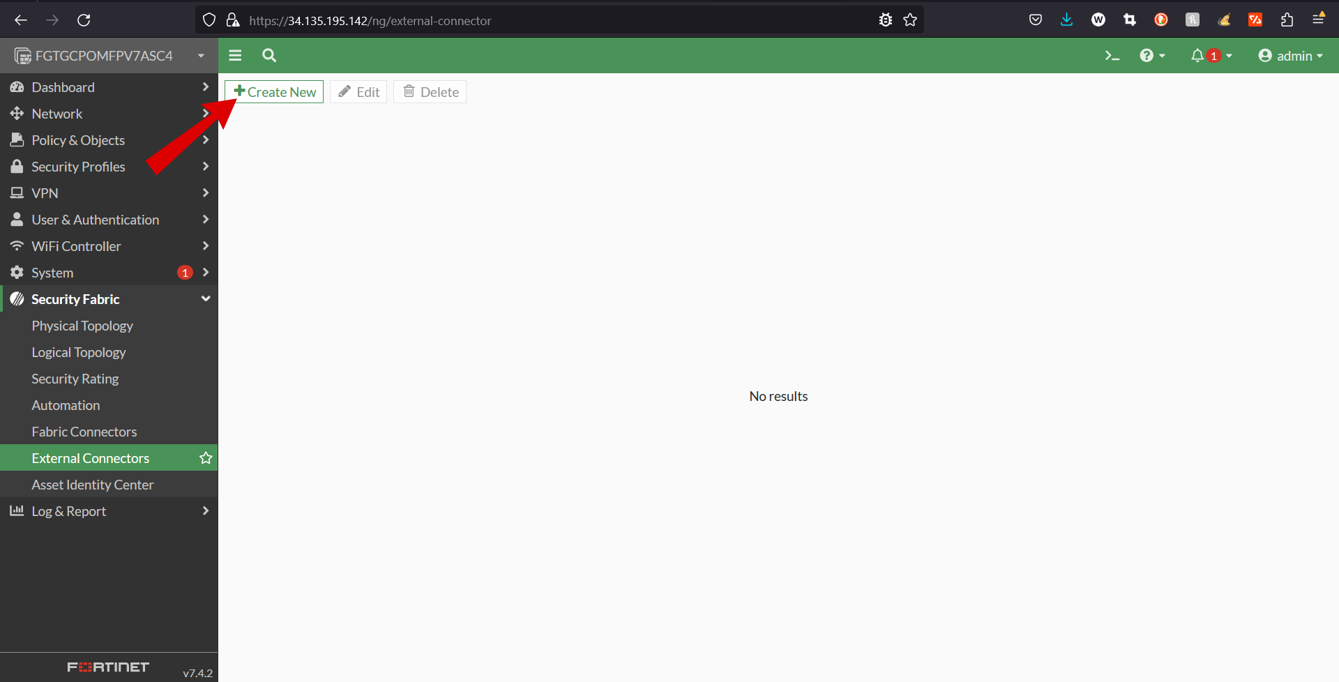 fortigate integration part 2 selecting ip address